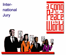 LOGO OF "A SONG FOR PEACE" - INTERNATIONAL JURY ROME 2000